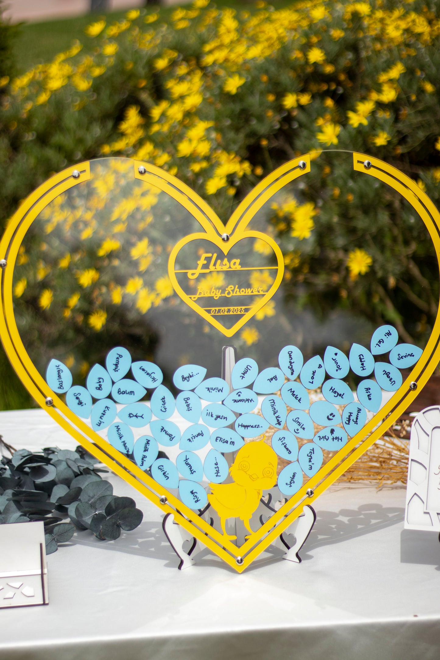 Büyük Boy Baby Shower Dilek Standı Seti